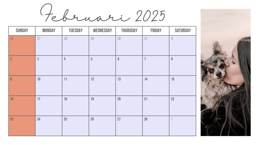 KALENDER BAASJE - Februari - 2025