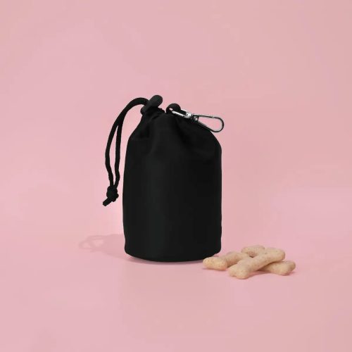 BAASJE - dierenoppas - Cocopup London - Drawstring Treat Pouch - Plain Black