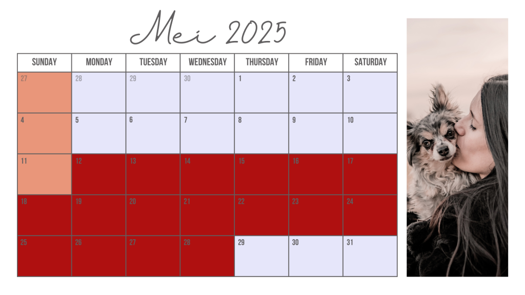 KALENDER BAASJE - Mei - 2025